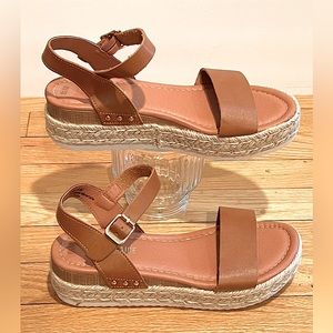 🆕 Brown/Caramel Espadrilles - size 8.5